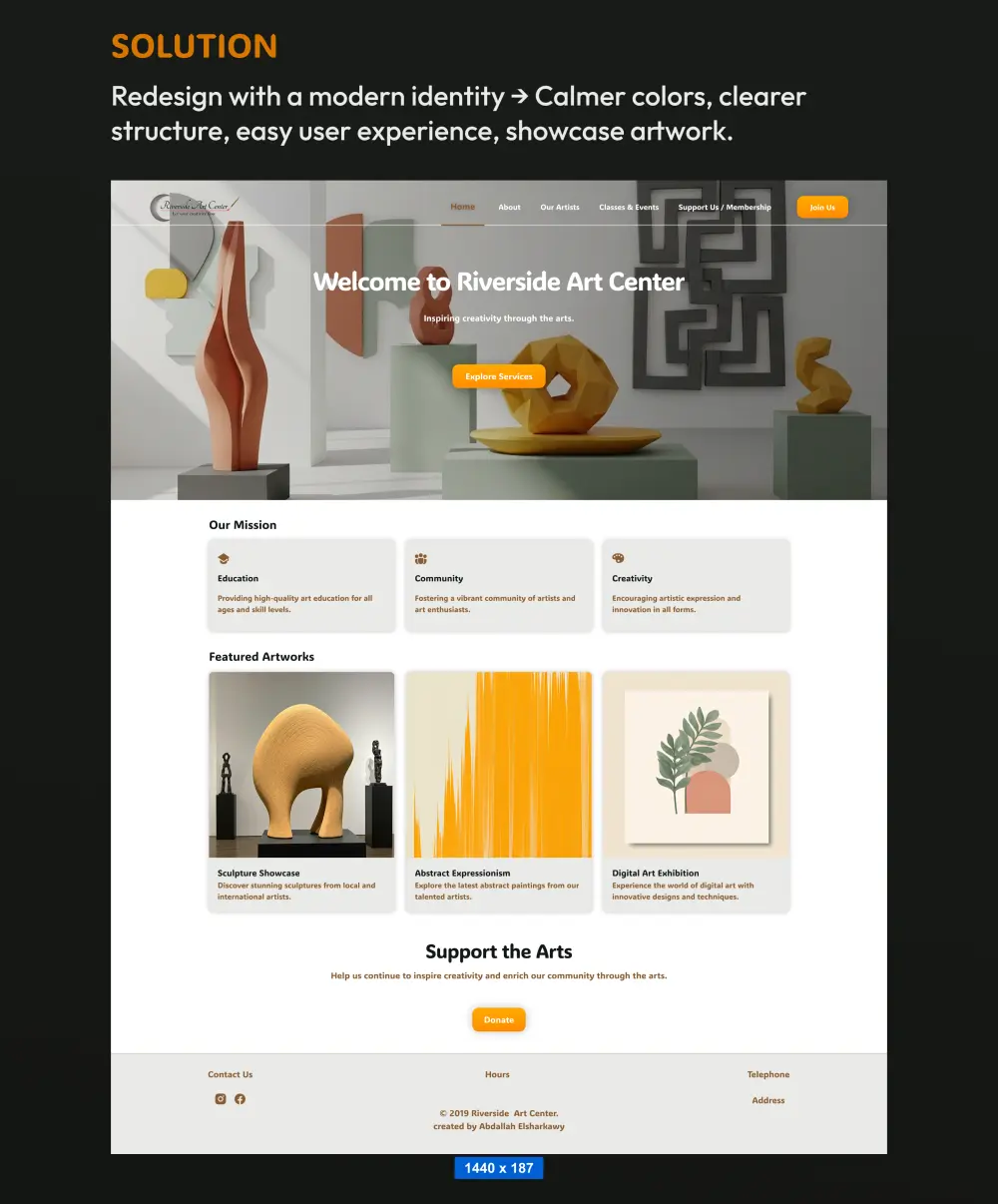 إعادة تصميم واجهات المواقع باحترافية Redesign