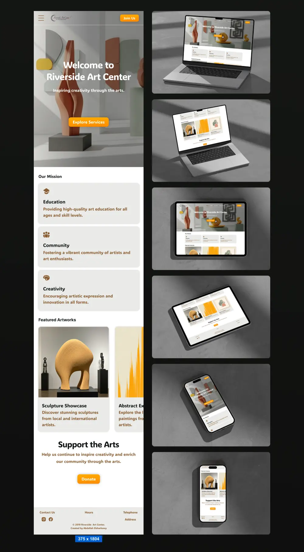 إعادة تصميم واجهات المواقع باحترافية Redesign