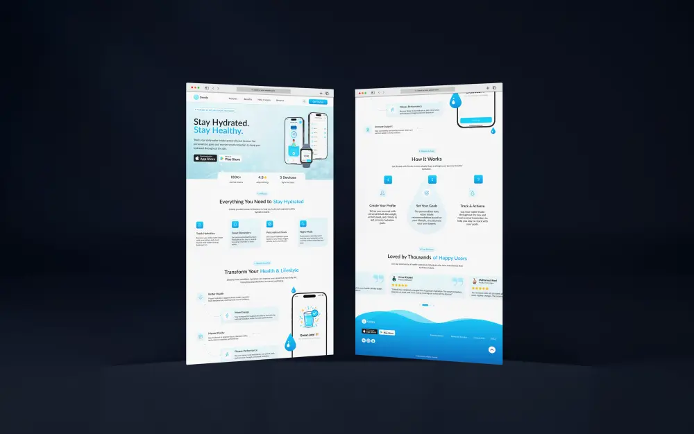 تصميم صفحة هبوط (Landing Page) باحترافية وعصرية