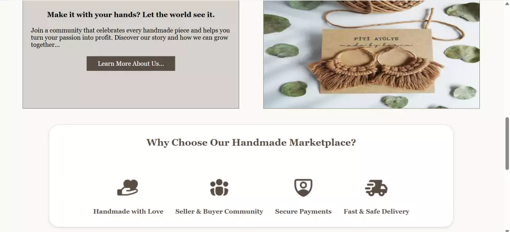 سأقوم بإنشاء صفحة هبوط (Landing page)احترافية تعكس هوية مشروعك