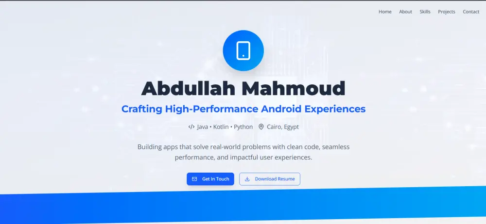 تصميم بورتفوليو احترافي يعكس هويتك المهنية