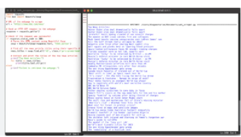 سأقوم باستخراج البيانات من مواقع الويب (Web Scraping)