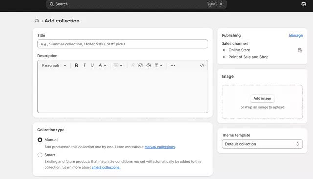 سأقوم بإضافة منتجات إلى متجر Shopify الخاص بك مع جميع التفاصيل (صور، وصف، أسعار، متغيرات الألوان والمقاسات)، مع تنسيق احترافي يسهّل على العملاء تصفح المنتجات والشراء.