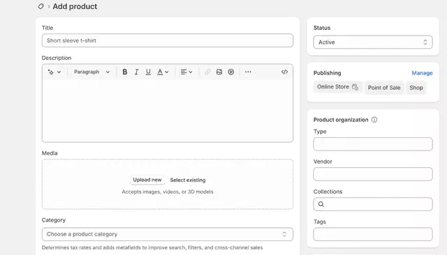سأقوم بإضافة منتجات إلى متجر Shopify الخاص بك مع جميع التفاصيل (صور، وصف، أسعار، متغيرات الألوان والمقاسات)، مع تنسيق احترافي يسهّل على العملاء تصفح المنتجات والشراء.