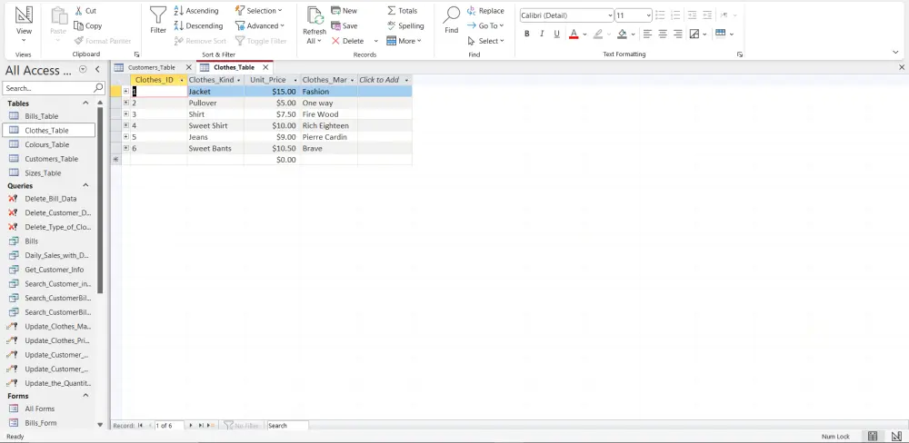 تصميم قاعدة بيانات Microsoft Access احترافية