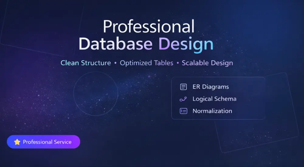 تصميم قاعدة بيانات احترافية باستخدام SQL Server مع ERD و Normalization