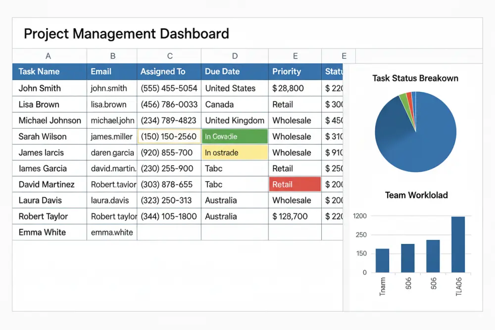 سأقوم بإدخال البيانات بدقة واحترافية في ملفات Excel أو Google Sheets أو أي نظام يحدده العميل.
