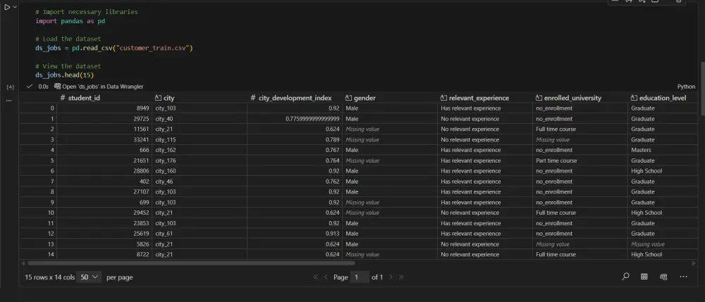 تنظيف وتحليل البيانات باستخدام Python