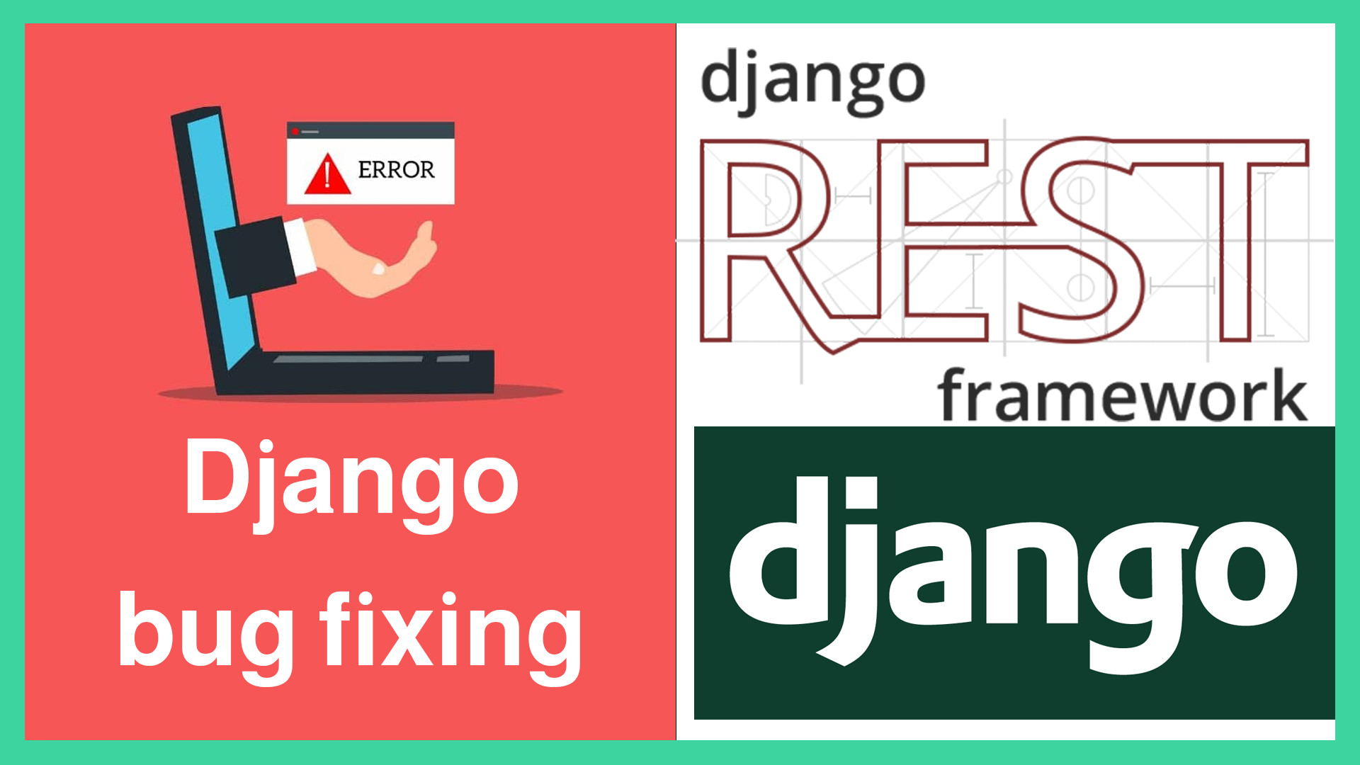 اصلاح اخطاء Django المشاكل و rest framework API  في مشروعك