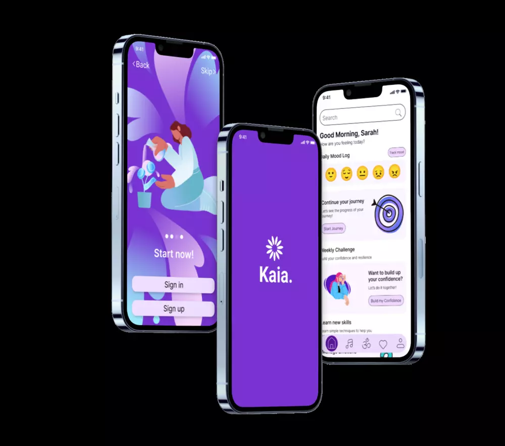 تصميم واجهات تطبيق موبايل Mobile App ( Home + Onboarding)