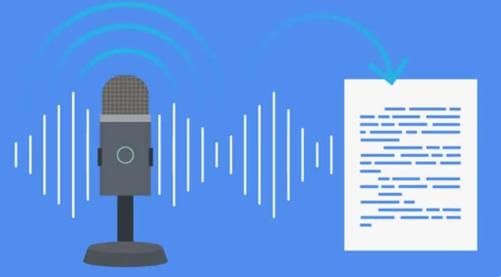 تحويل التسجيل الصوتي الي نصوص مكتوبه word
