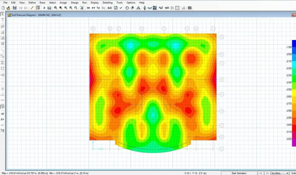 عمل تصميم انشائي Structure