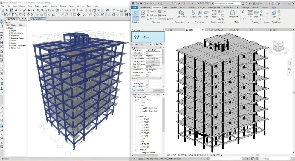 عمل تصميم انشائي Structure
