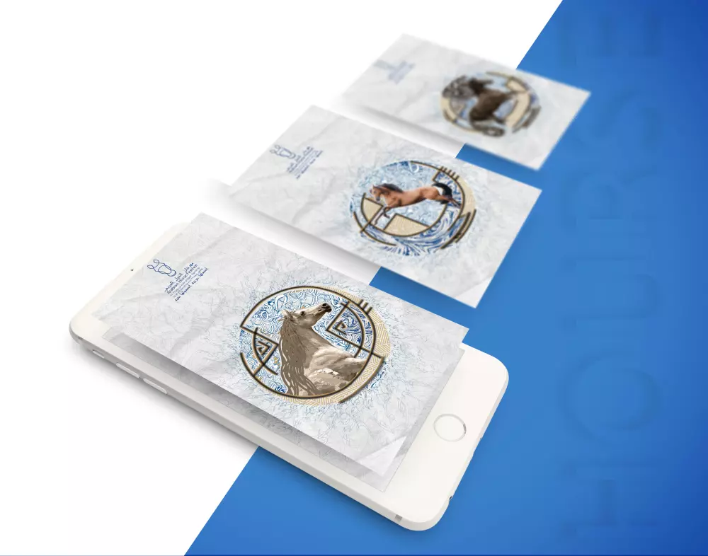 سأقوم بتصميم هوية بصرية متكاملة تعكس الفخامة والأصالة العربية للخيل، وتُبرز المهرجان بشكل احترافي يمكن استخدامه في جميع الوسائط المطبوعة والرقمية.