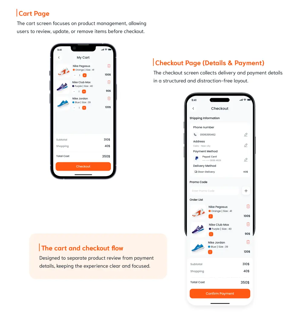 تصميم واجهة تطبيق موبايل تكون جذابة وسهلة الاستخدام من أول تجربة.