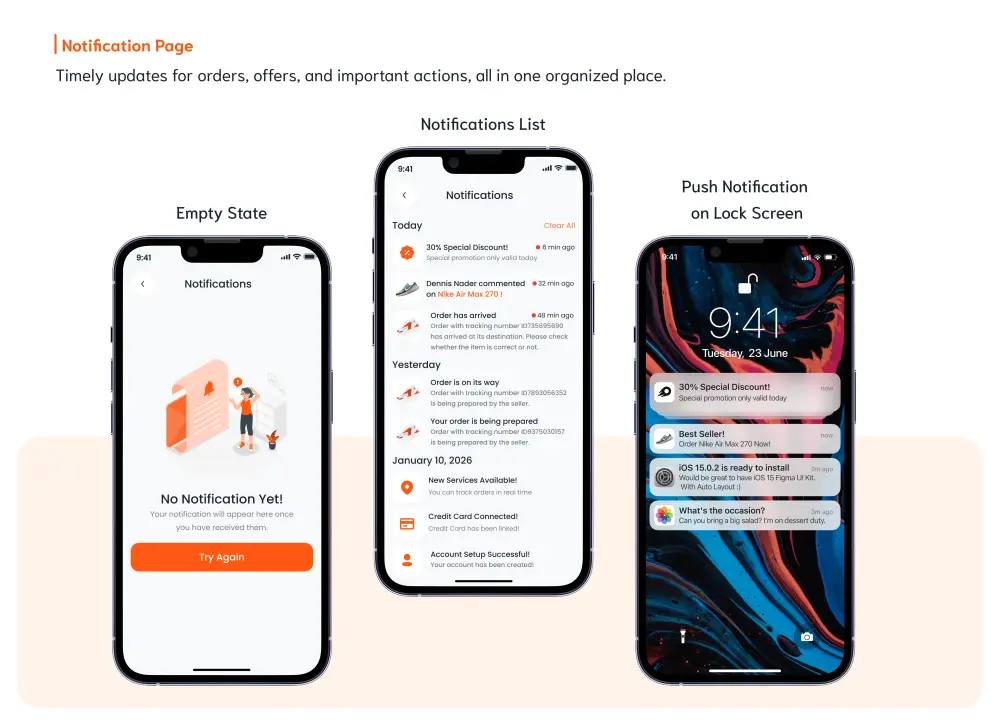 تصميم واجهة تطبيق موبايل تكون جذابة وسهلة الاستخدام من أول تجربة.