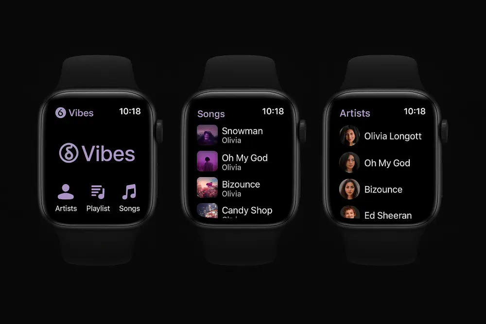 تصميم واجهة تطبيق موبايل (Android / iOS) + Apple Watch باستخدام Figma