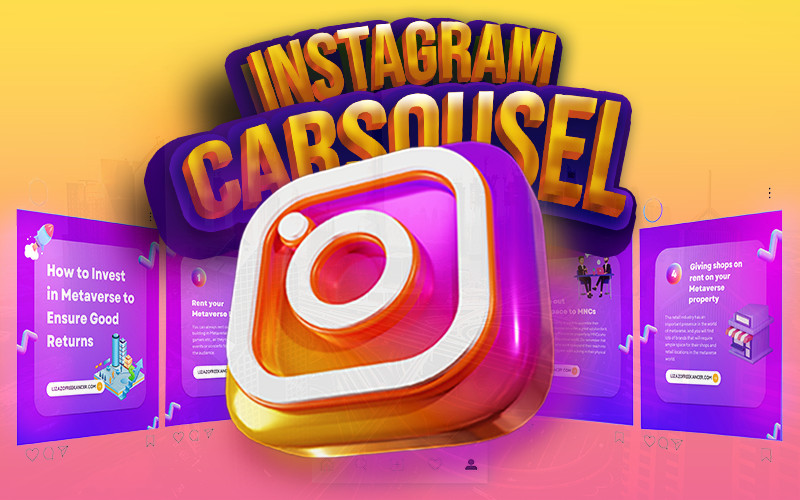 سوف أقوم  بتصميم 1  كاروسيل لصفحة الانستجرام  تحتوي على مجموعة من الصور حتى 10 صور  مقابل 5 دولار / Instagram Carousel