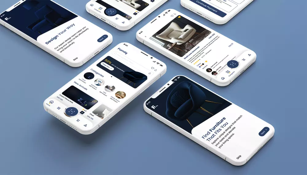 تصميم واجهة تطبيق Mobile App