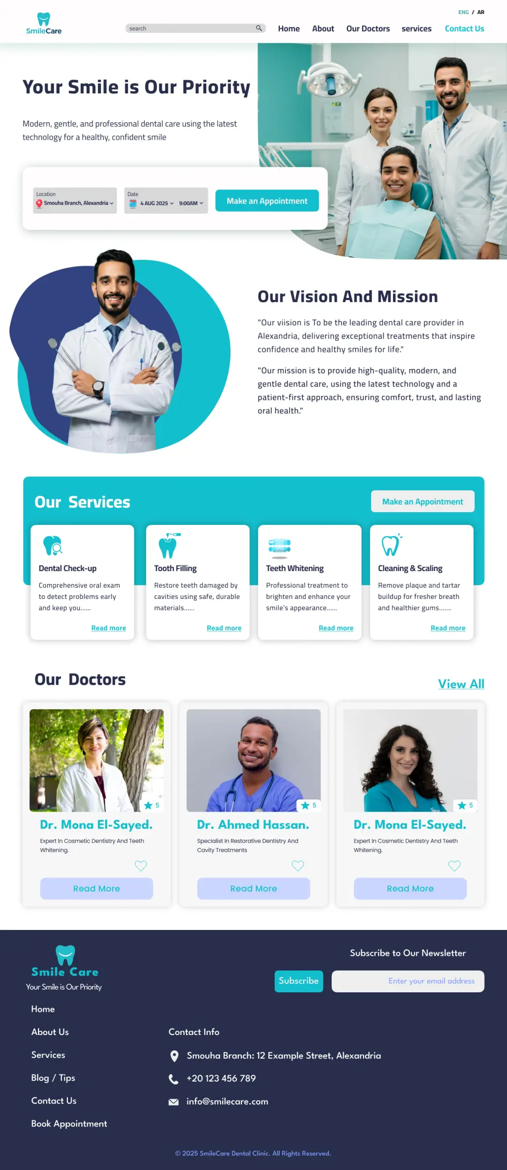 تصميم صفحة هبوط (Landing Page) احترافية وجذابة لمشروعك