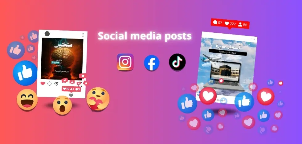 Social media posts