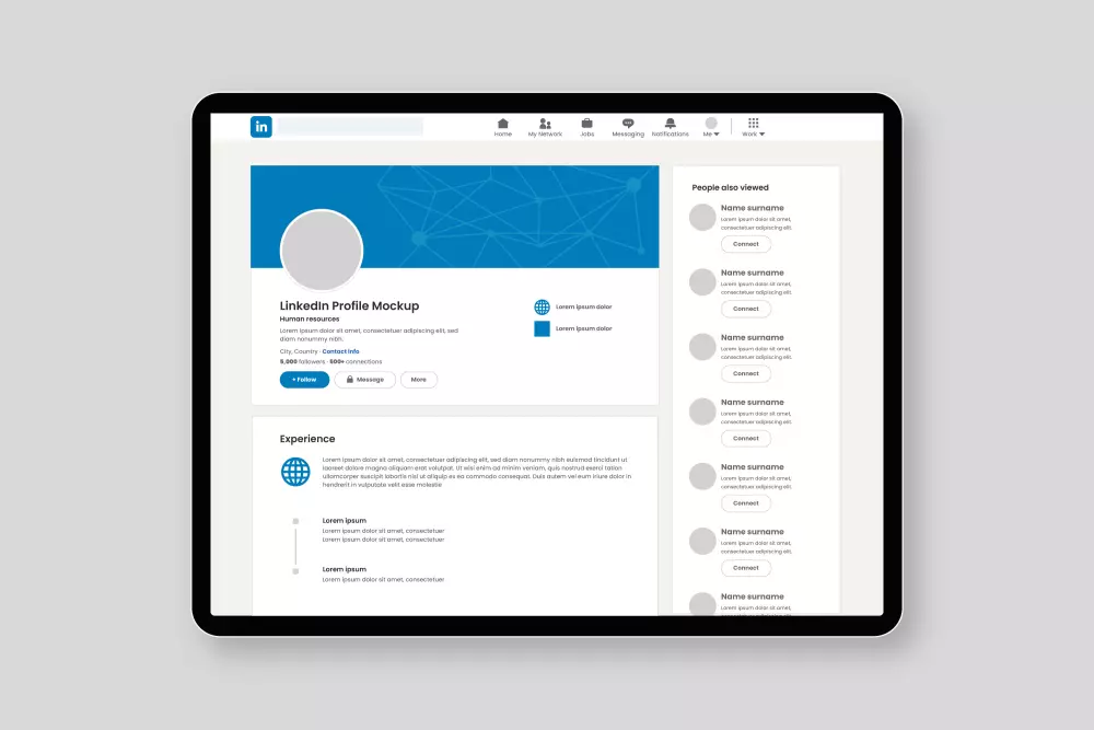إعداد وبناء بروفايل LinkedIn احترافي يؤهلك للوظائف