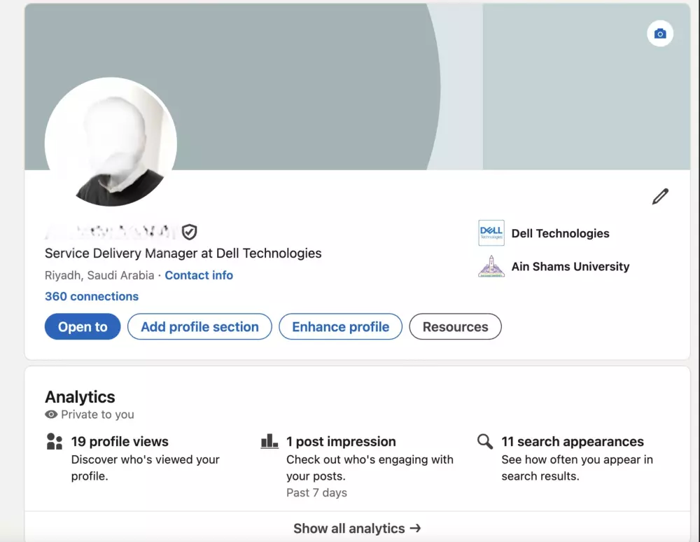 إعداد وبناء بروفايل LinkedIn احترافي يؤهلك للوظائف