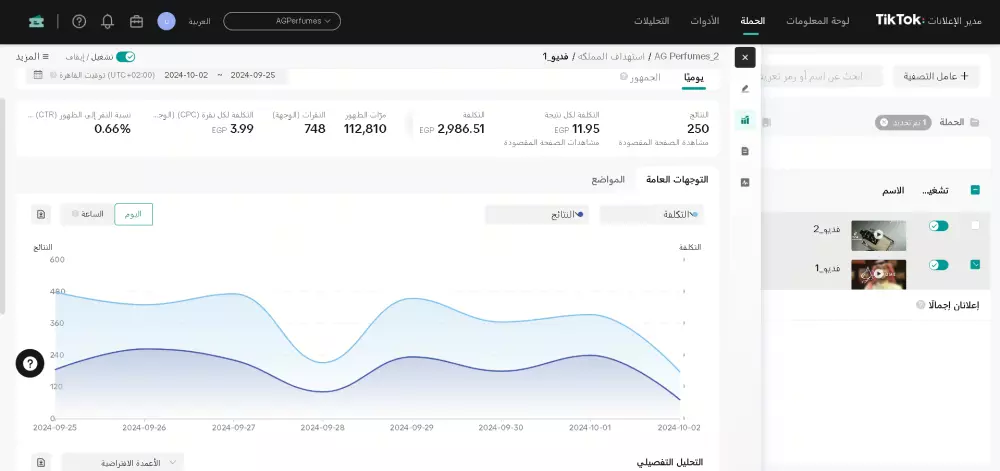 انشاء وادارة الحمله الإعلانية الممولة على تيك توك