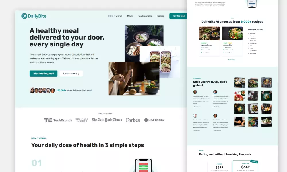 برمجة وتصميم صفحة هبوط احترافية تزود مبيعاتك وتخلي مشروعك يبان بشكل استثنائي