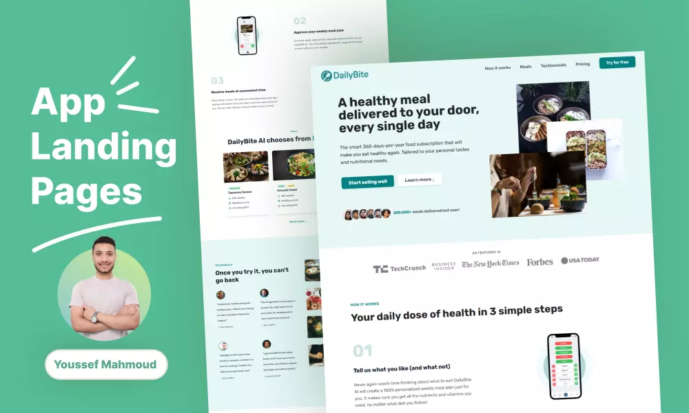 برمجة وتصميم صفحة هبوط احترافية تزود مبيعاتك وتخلي مشروعك يبان بشكل استثنائي