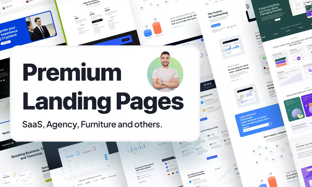 برمجة وتصميم صفحة هبوط احترافية تزود مبيعاتك وتخلي مشروعك يبان بشكل استثنائي