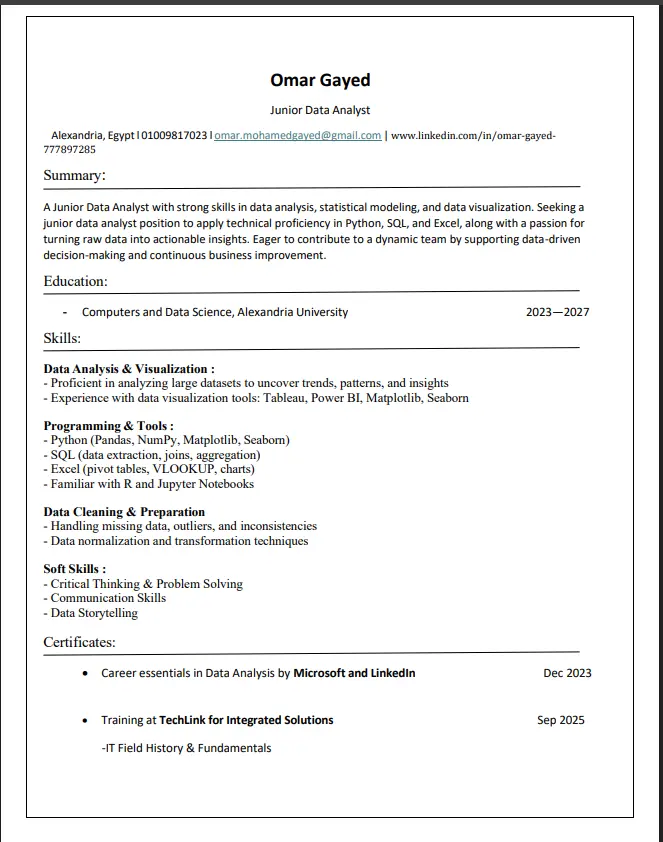 إنشاء سيرة ذاتية احترافية متوافقة مع أنظمة التتبع (ATS) بصيغة جاهزة للتقديم
