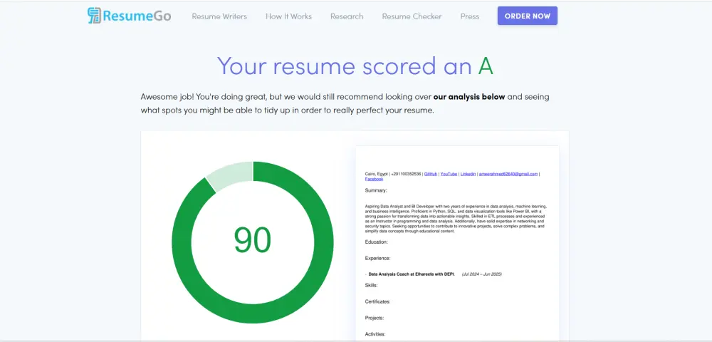 إنشاء سيرة ذاتية احترافية متوافقة مع أنظمة التتبع (ATS) بصيغة جاهزة للتقديم