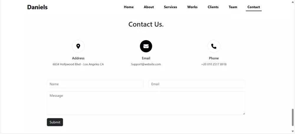 تصميم صفحة ويب متجاوبة باستخدام HTML وCSS وBootstrap