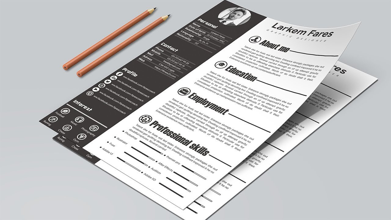 كتابة سيرة ذاتية احترافية