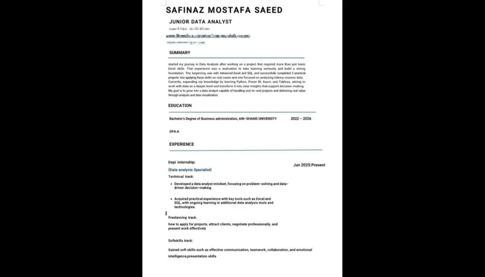 كتابة سيرة ذاتية احترافية تتناسب مع نظام ال ATS