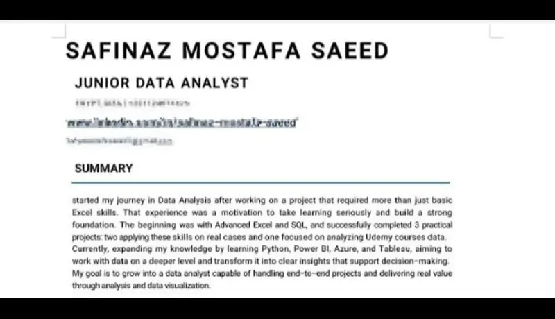 كتابة سيرة ذاتية احترافية تتناسب مع نظام ال ATS