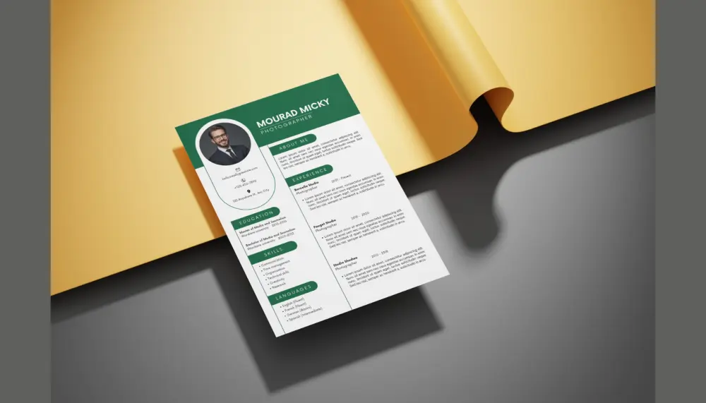 تصميم سيرة ذاتية بطريقة احترافية
