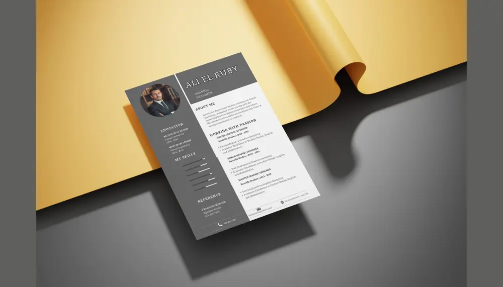 تصميم سيرة ذاتية بطريقة احترافية