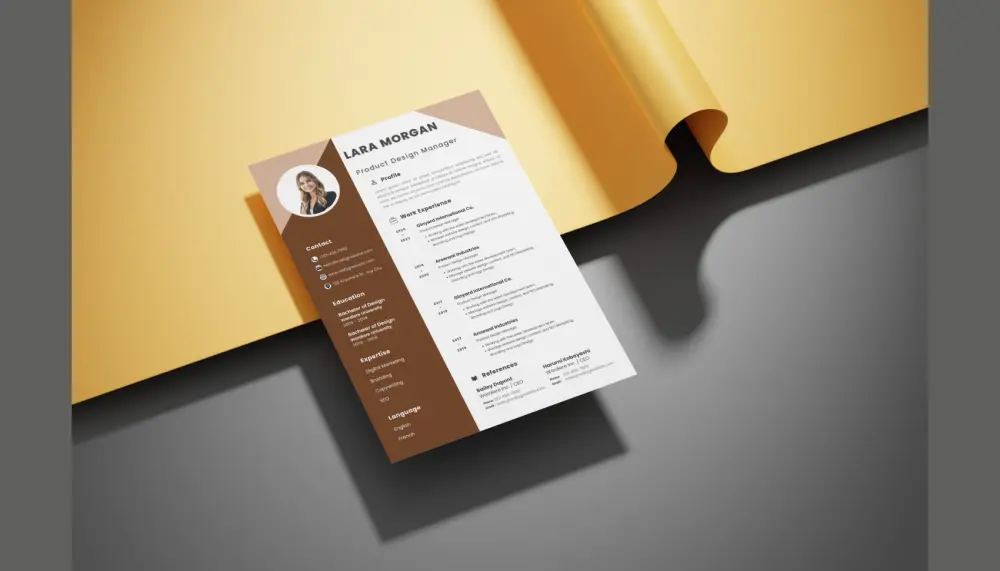 تصميم سيرة ذاتية بطريقة احترافية
