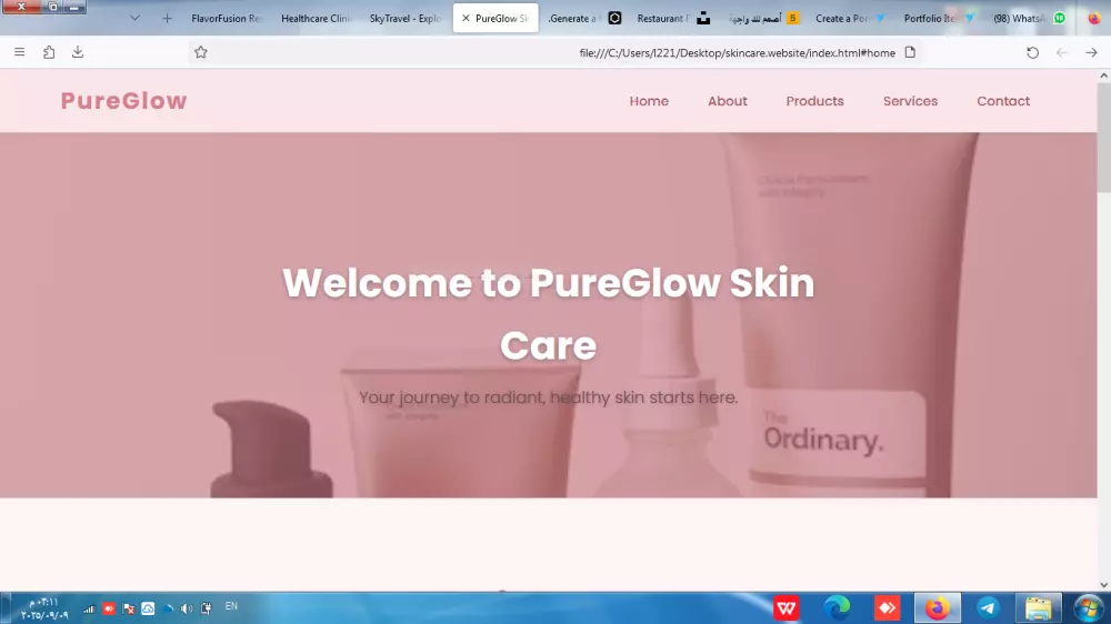 تصميم موقع إلكتروني متكامل باحترافية عالية