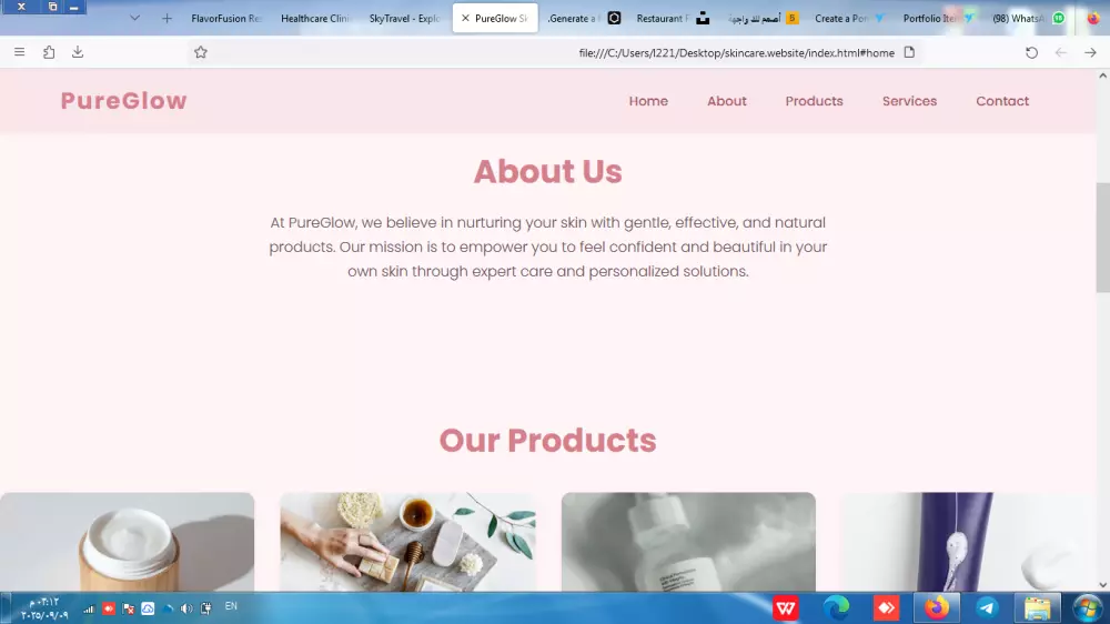 تصميم موقع إلكتروني متكامل باحترافية عالية