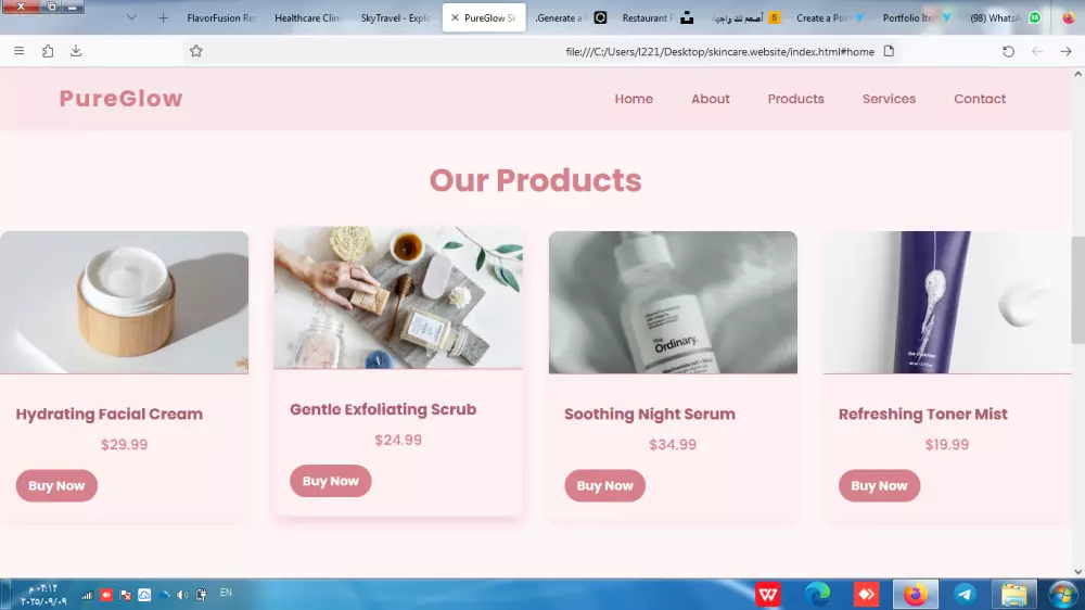 تصميم موقع إلكتروني متكامل باحترافية عالية