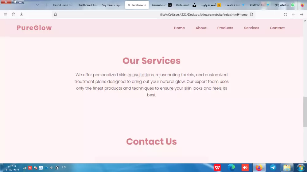 تصميم موقع إلكتروني متكامل باحترافية عالية