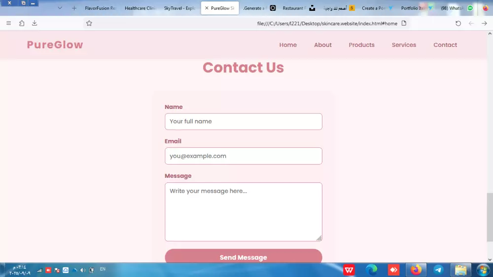 تصميم موقع إلكتروني متكامل باحترافية عالية