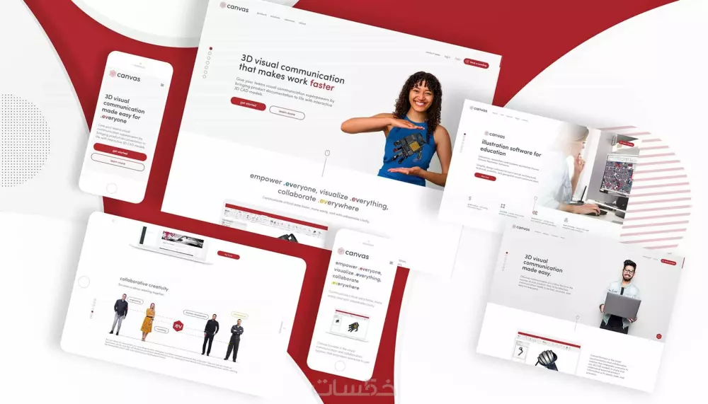 تصميم وتطوير واجهات أمامية باستخدام HTML , CSS , JavaScript