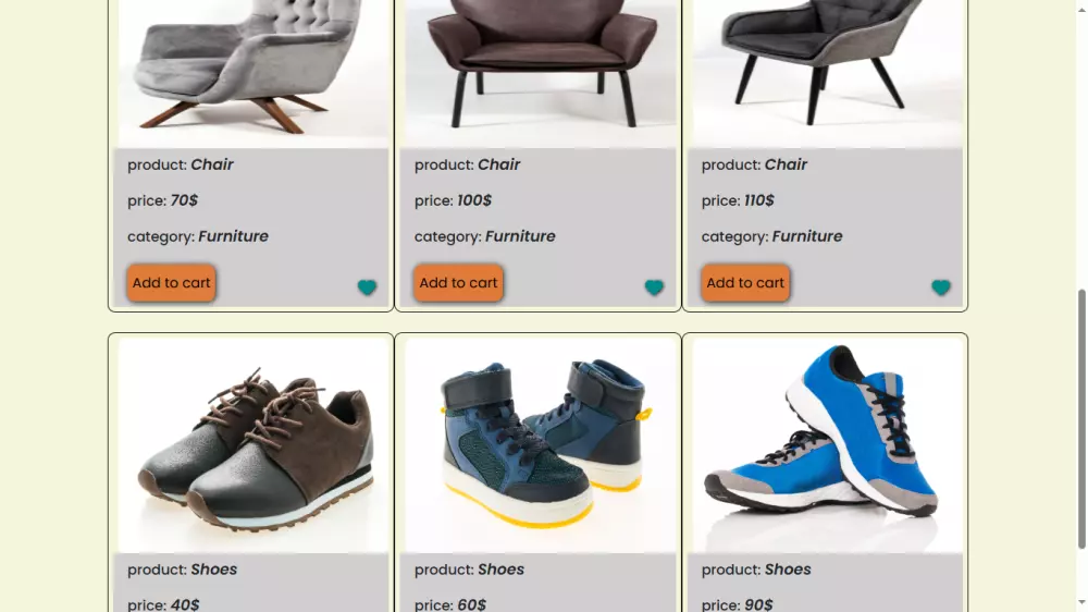 تصميم متجر إلكتروني (E-Commerce)