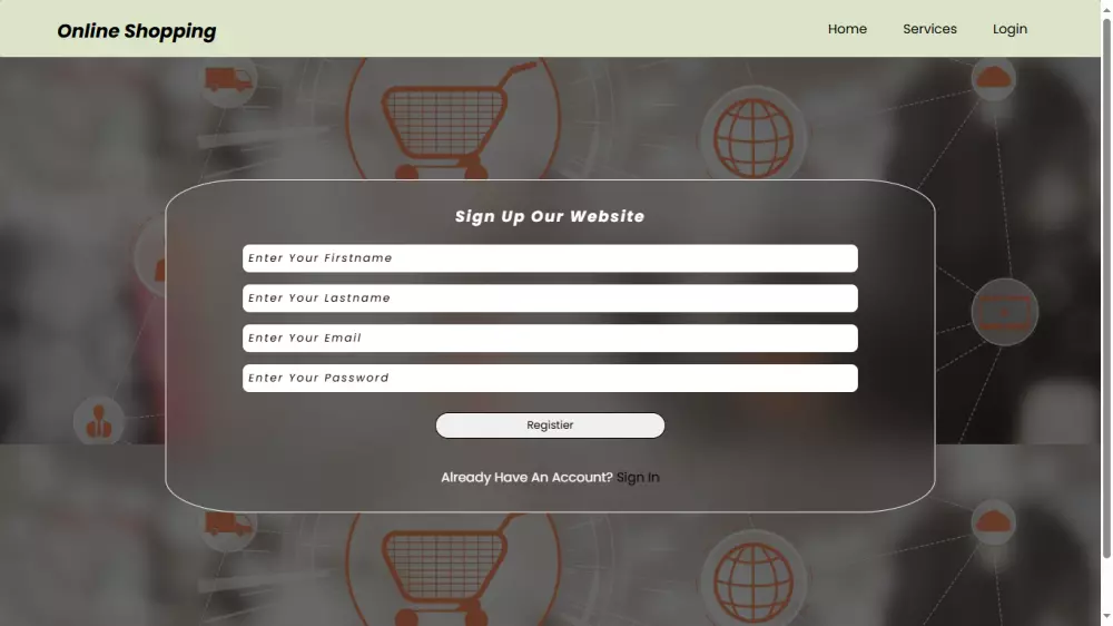 تصميم متجر إلكتروني (E-Commerce)