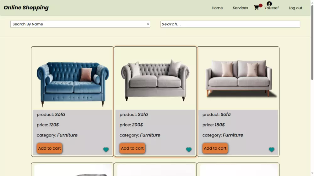تصميم متجر إلكتروني (E-Commerce)