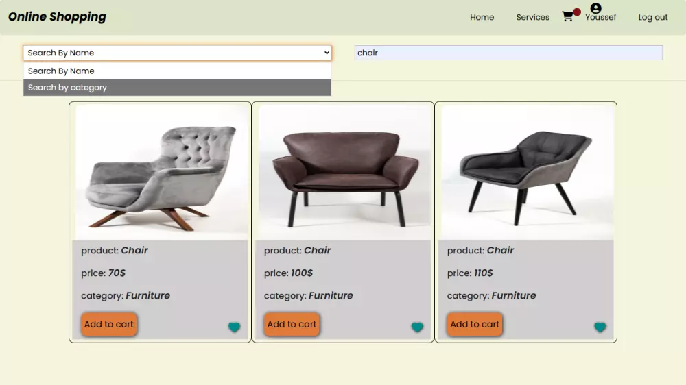 تصميم متجر إلكتروني (E-Commerce)
